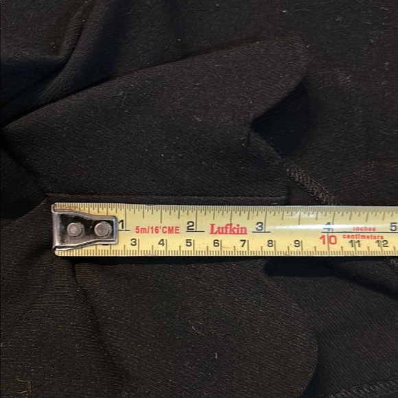 Black High Waist Shorts with Scalloped Hem - Picture 9 of 10